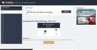 Forge download page (Image via Sportskeeda)